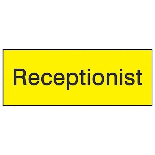 Accuform 8 in W x 3 in H, Engraved Plastic PSG830WT - main